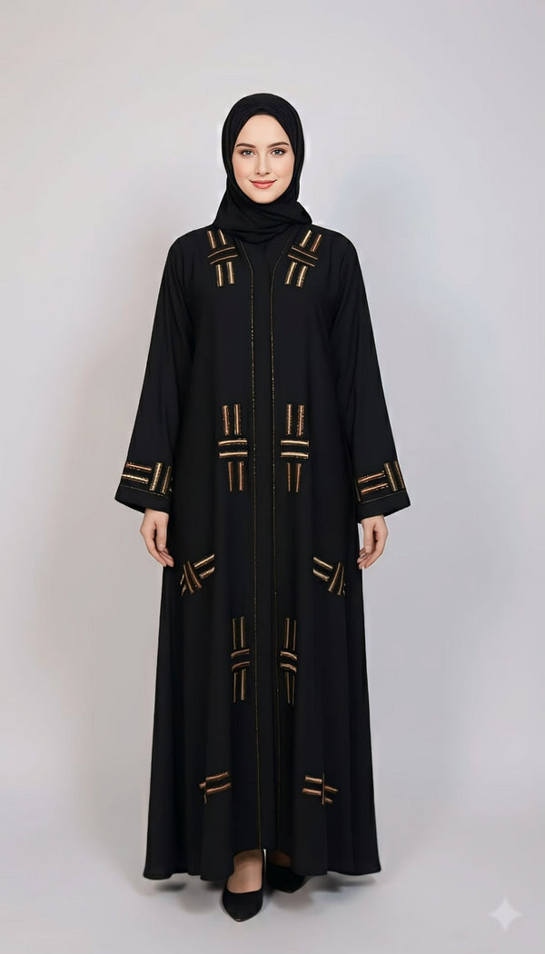 Velour Marked Abaya