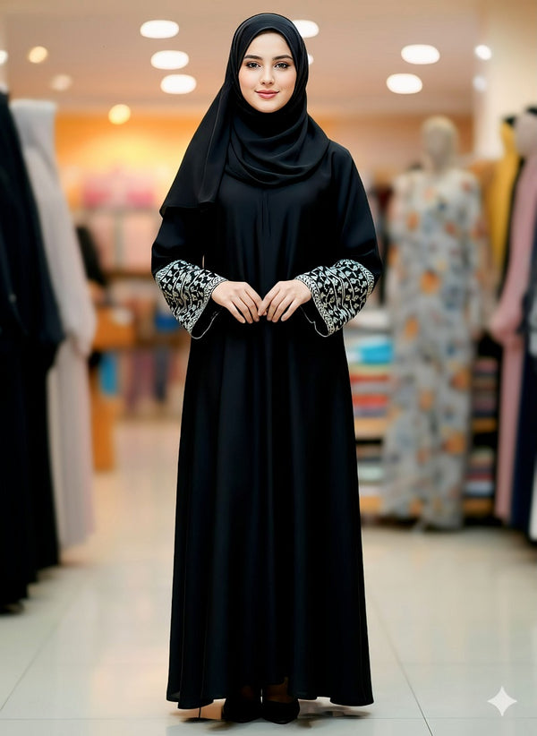 Classic Embroidered Abaya