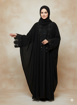 Ethereal Drape kaftan – Premium Abaya Made in Pakistan – Jilbab.pk
