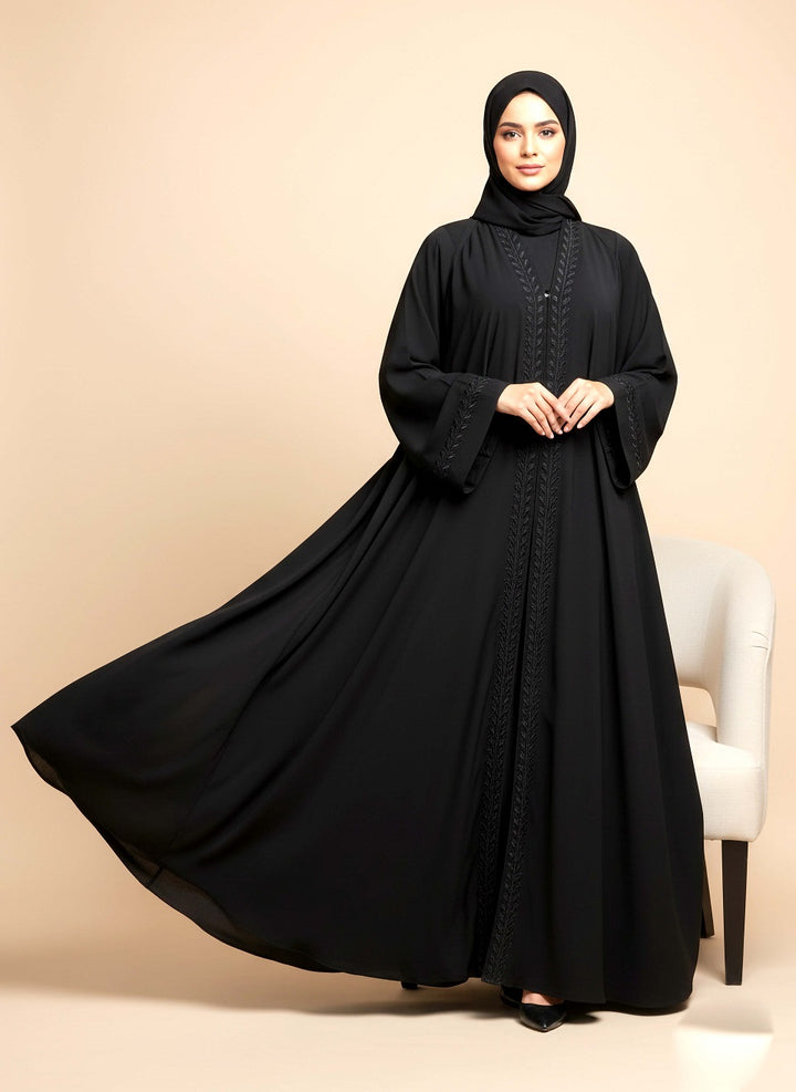Noir Crimson Abaya – Premium Abaya Made in Pakistan – Jilbab.pk
