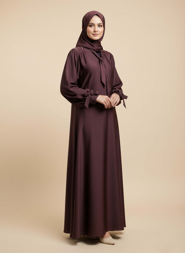 SoftTiktok zoom Fabric single tie Abaya – Pakistan-made Premium Abaya – Jilbab.pk
