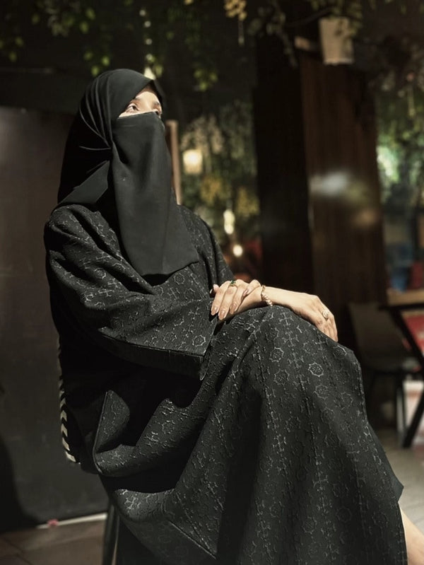 Eloura Drape Jacquard Kaftan