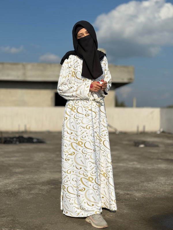 Alphabet Abaya