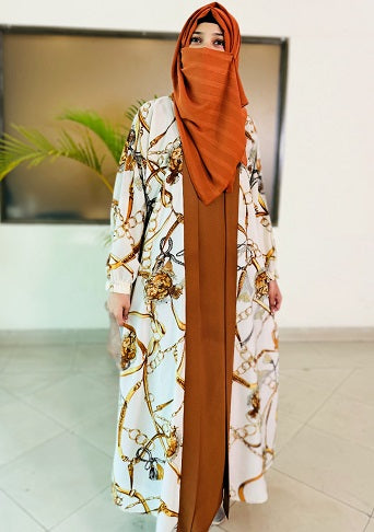 BD Printed Gown Abaya