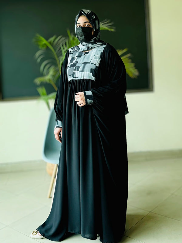 Kainat Kaftan (Black -Color)