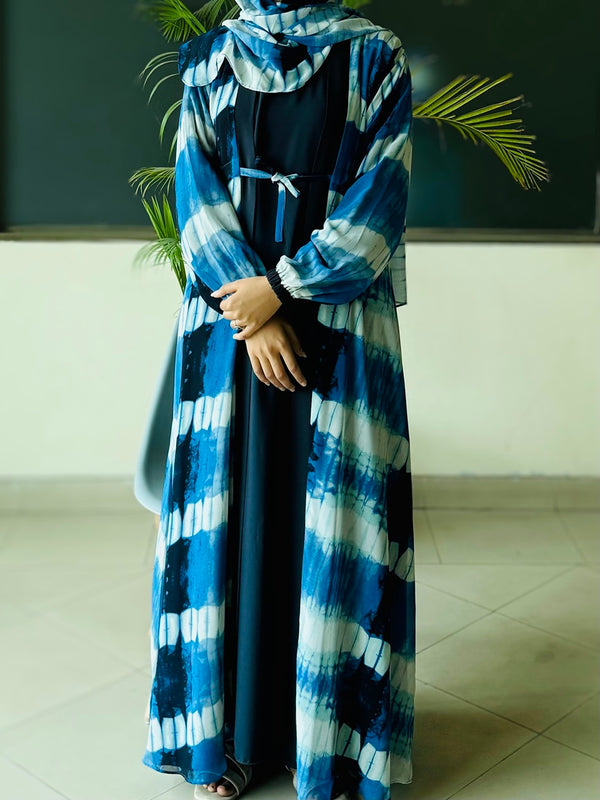 Blue Gown Abaya