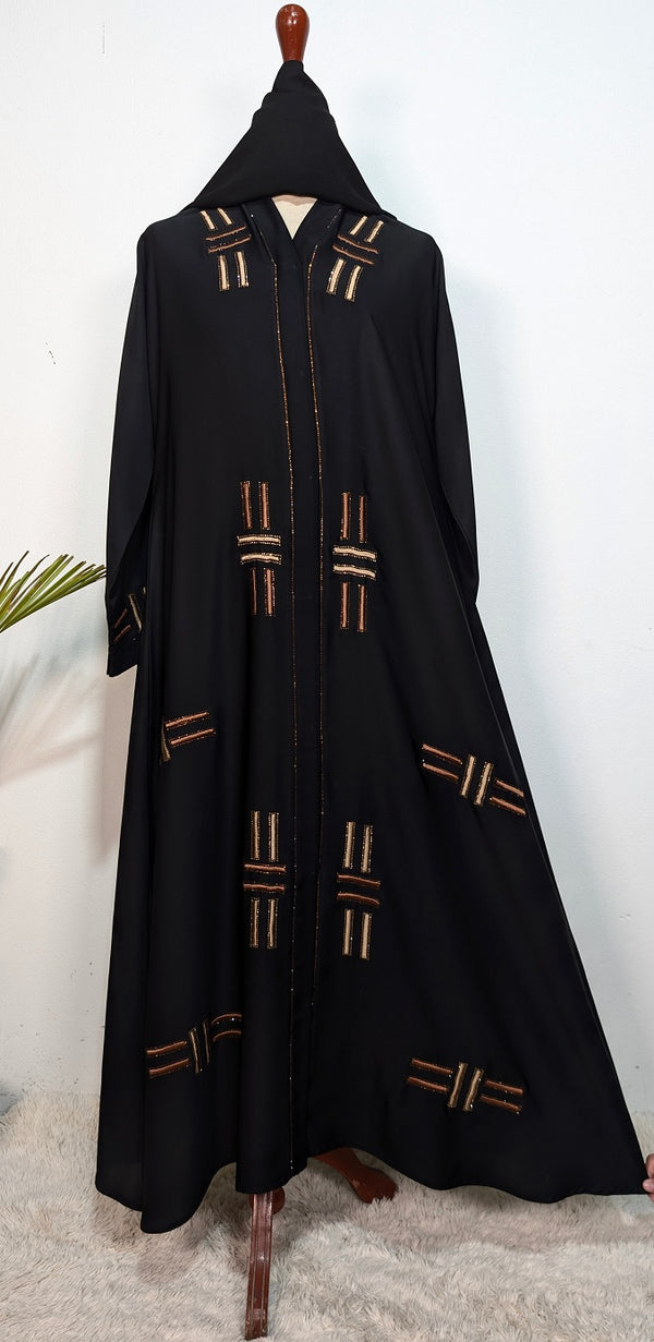 Velour Marked Abaya