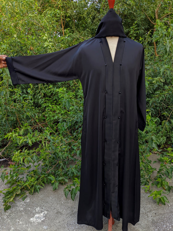 Black Closed Abaya