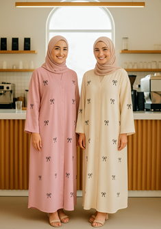 BOW CHARM ABAYA